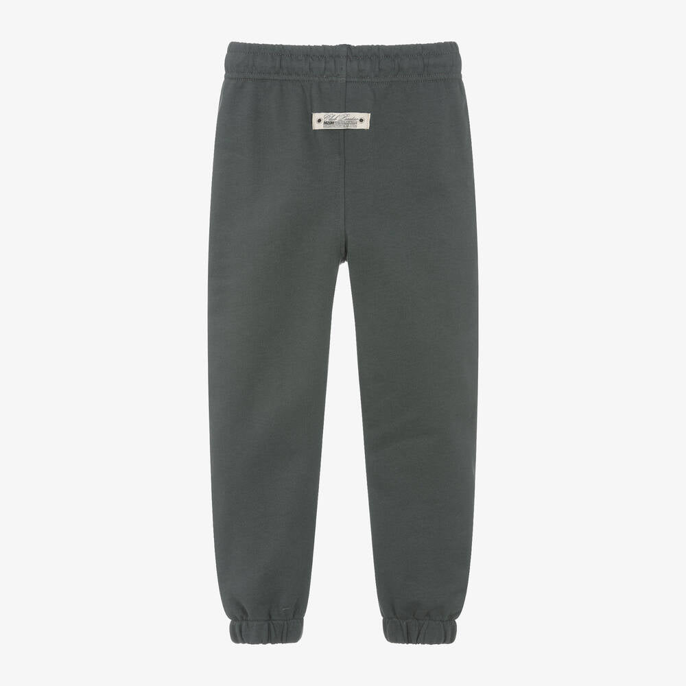 Boys & Girls Dark Grey Cotton Trousers