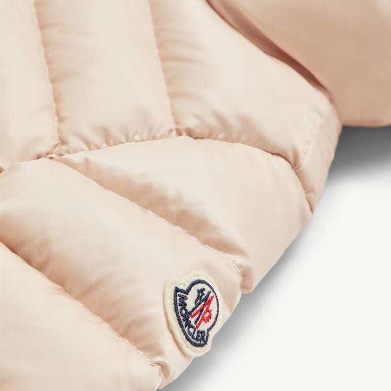 Doudoune matelassée rose clair "ODILE" pour bébé fille