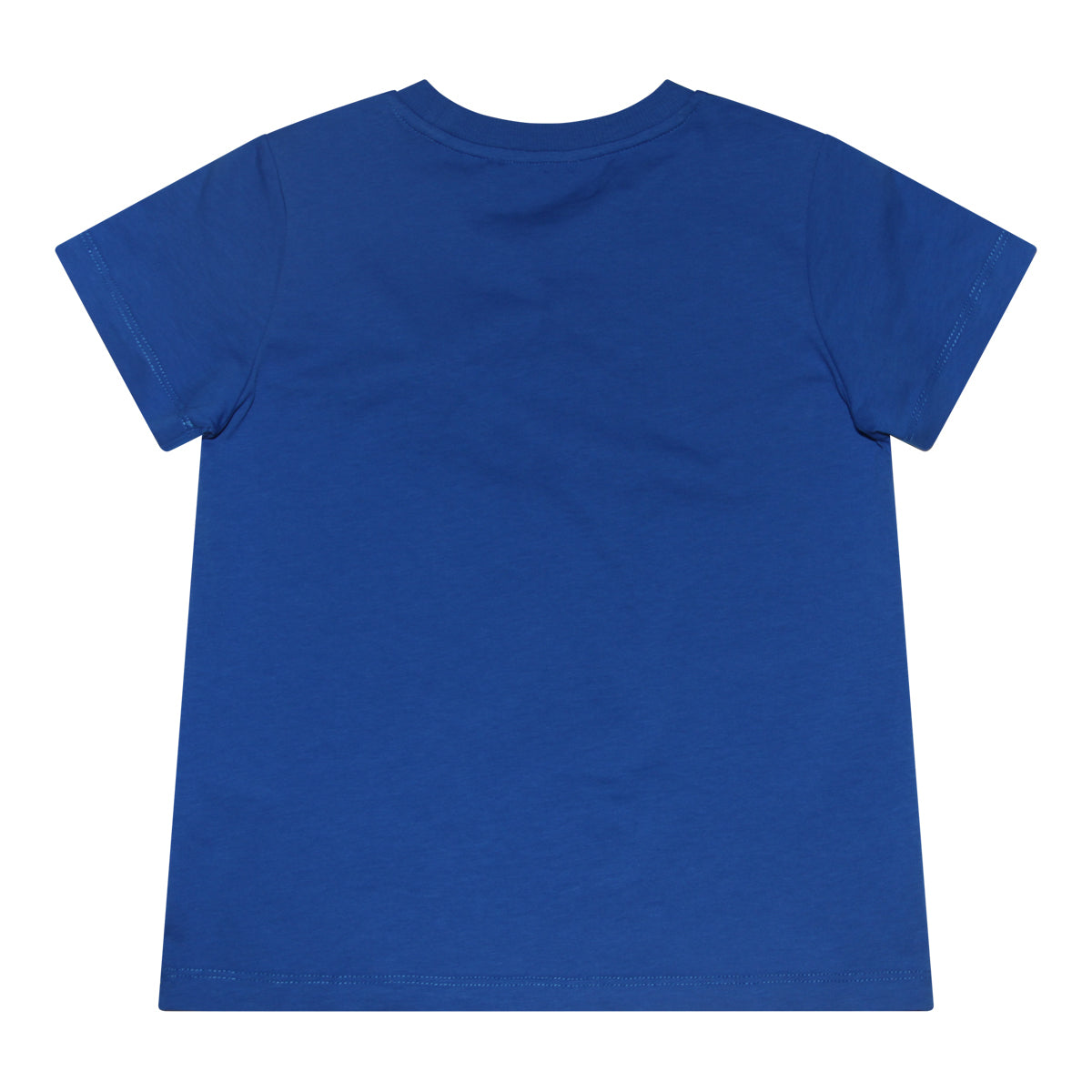 Boys & Girls Blue Logo Cotton T-Shirt