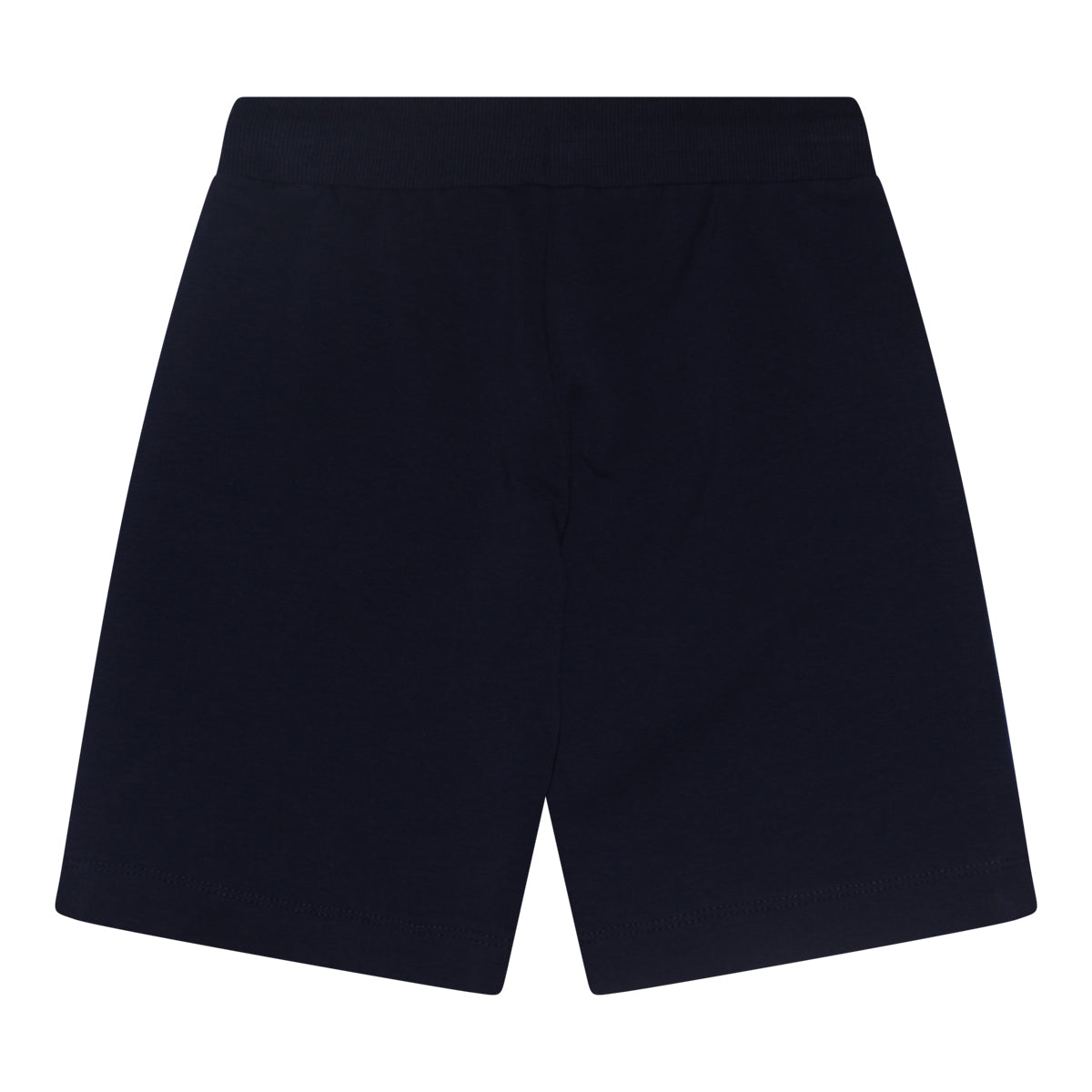 Boys Navy Logo Cotton Shorts