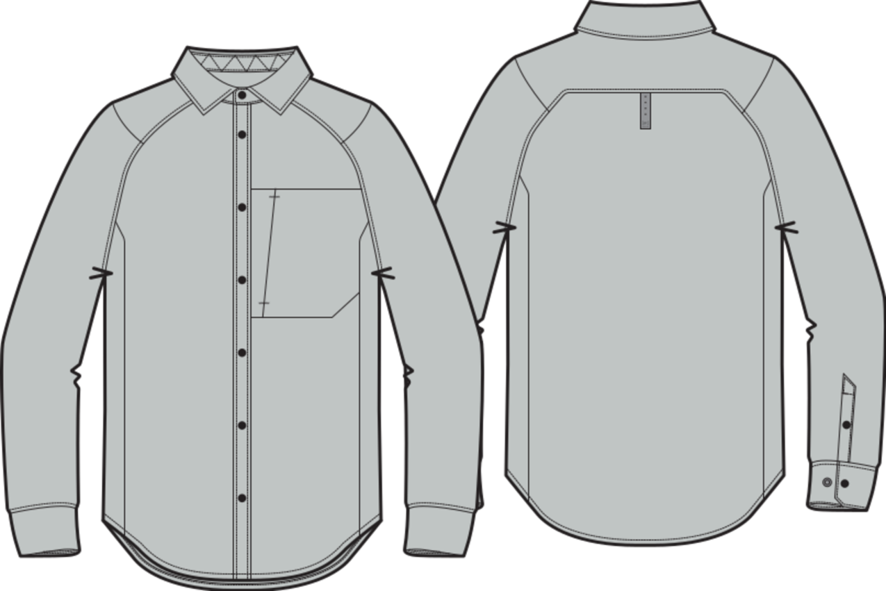 Men's [ak] Slats Long Sleeve Shirt