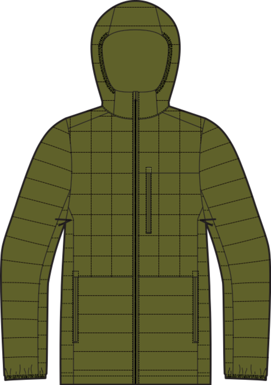 M Mid-Heat Down Insulator Hooded Jkt
