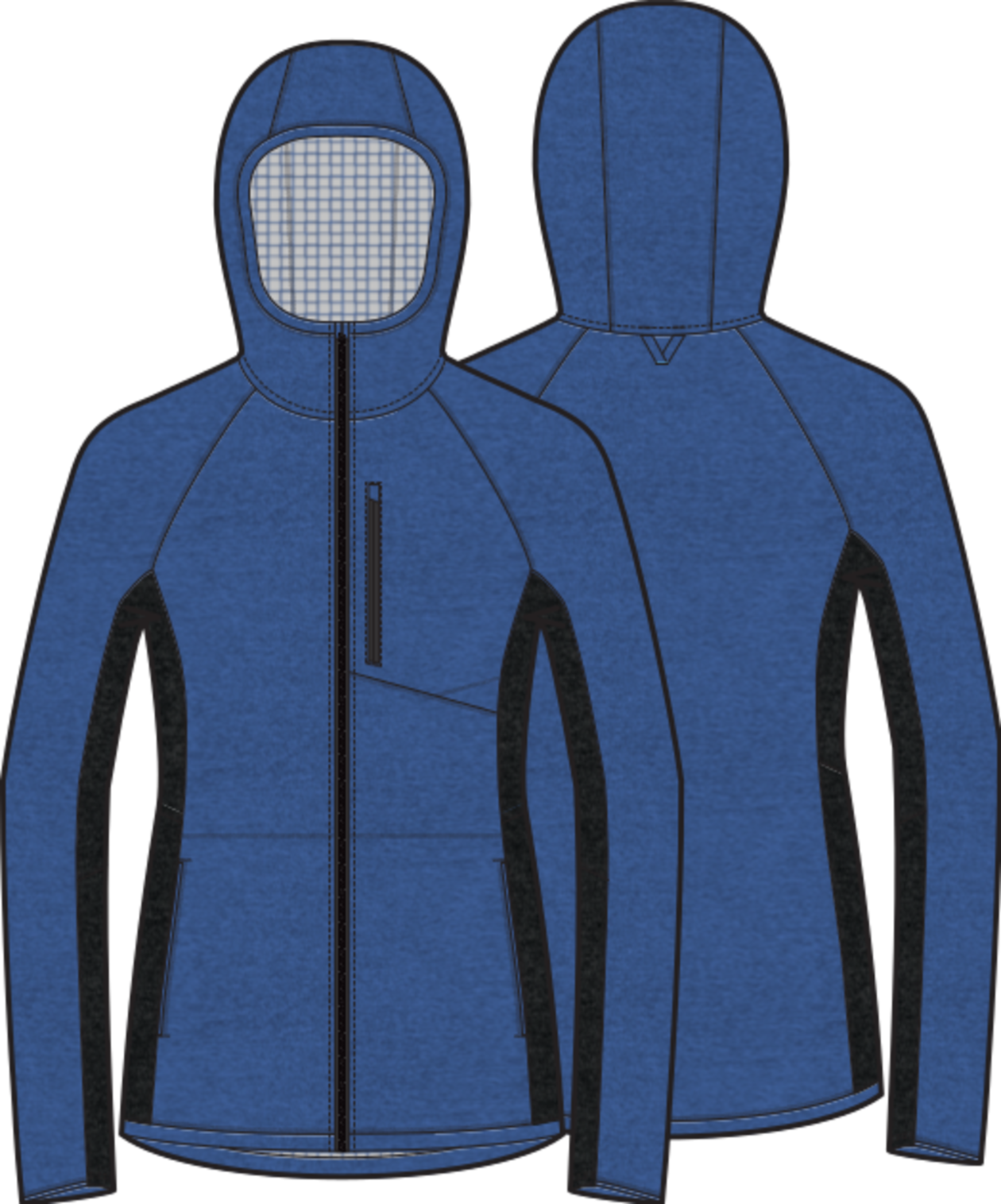 W Stockrun Warmest Hooded FZ