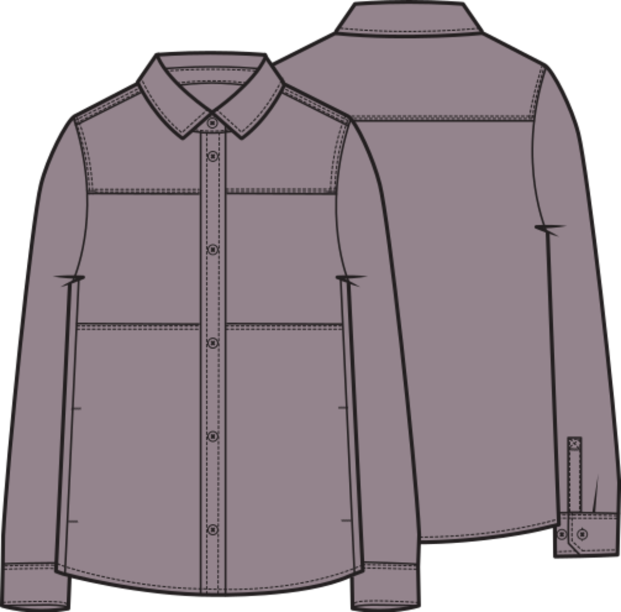 W Work Overshirt Stretch LS