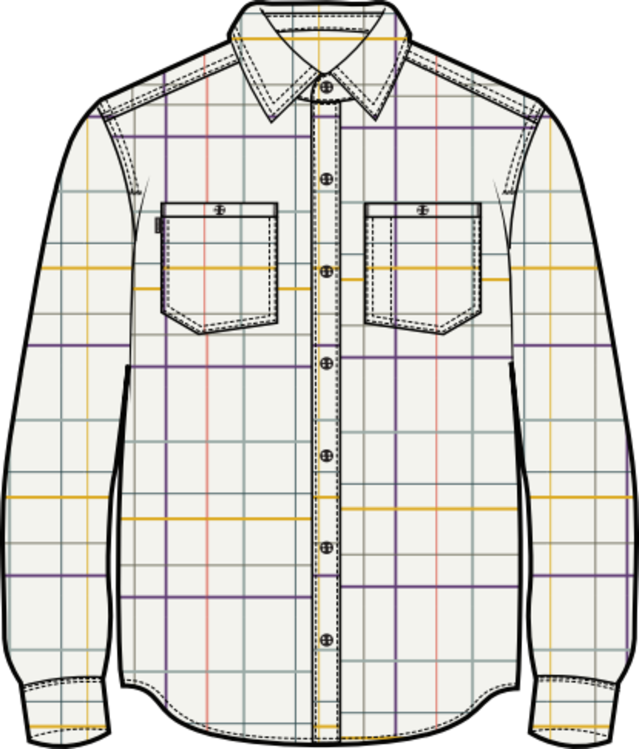 Men's Favorite Flannel Long Sleee