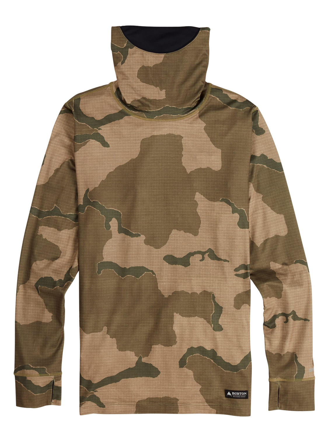 Men's Midweight Base Layer Long Neck Shirt