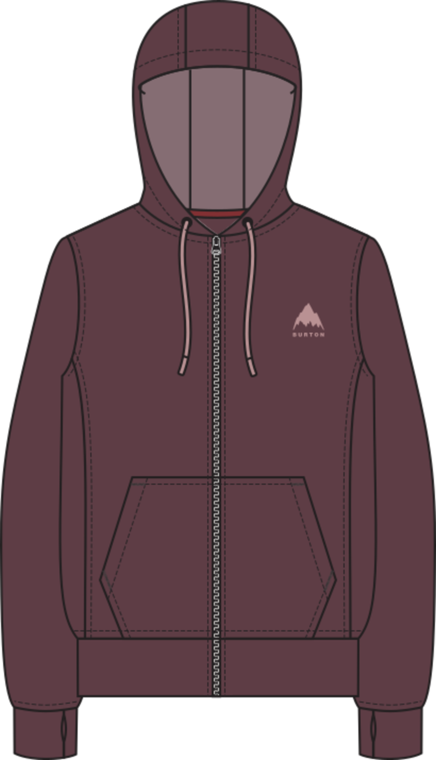 Men's Oak Full-Zip Hoodie