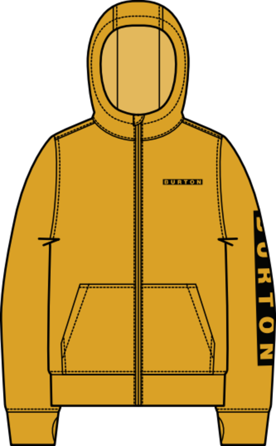 Burton Kids' Oak Full-Zip Hoodie
