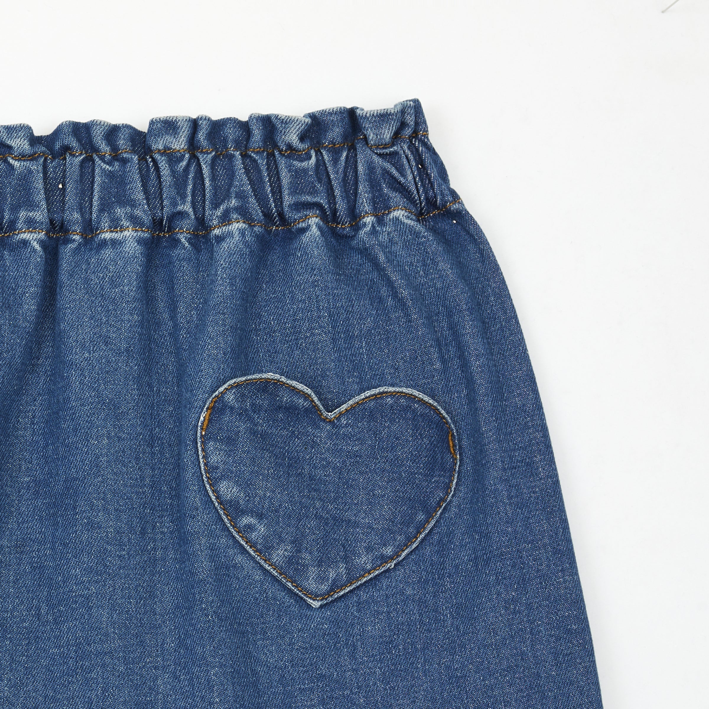Girls Blue Denim Skirt