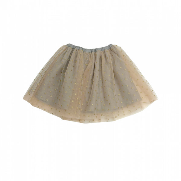 Girls Beige Star Skirt