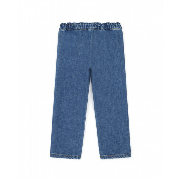 Girls Blue Denim Trousers