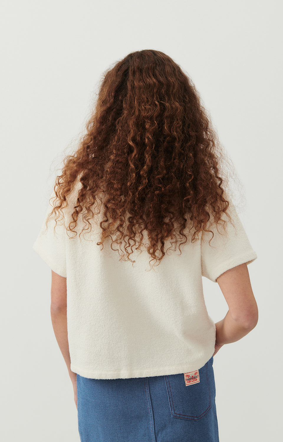 Women Beige Cotton T-Shirt