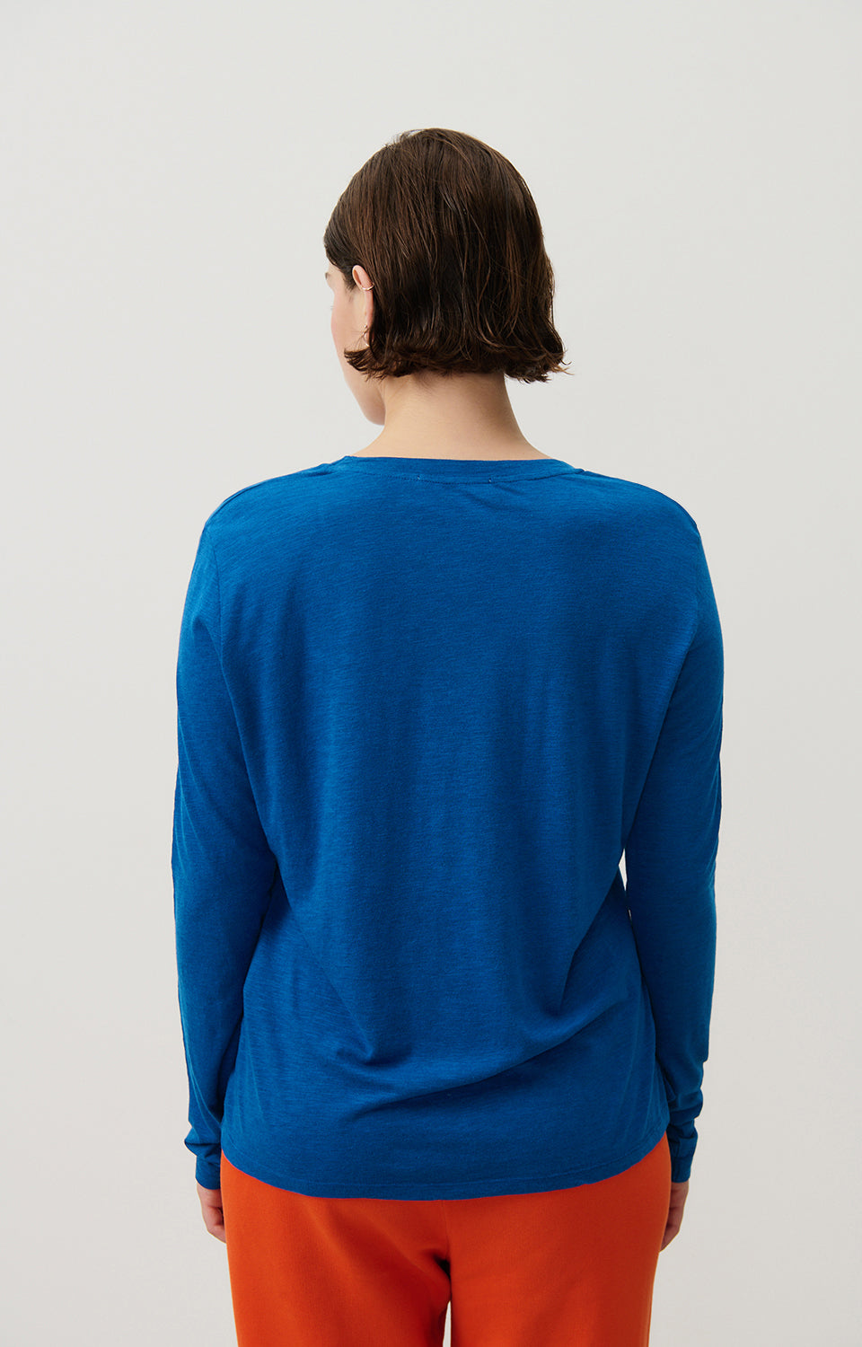 Women Blue Cotton T-Shirt