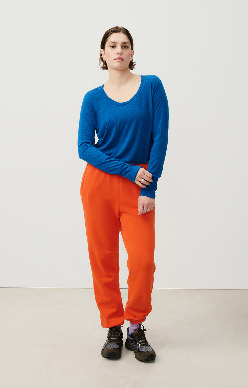 Women Blue Cotton T-Shirt