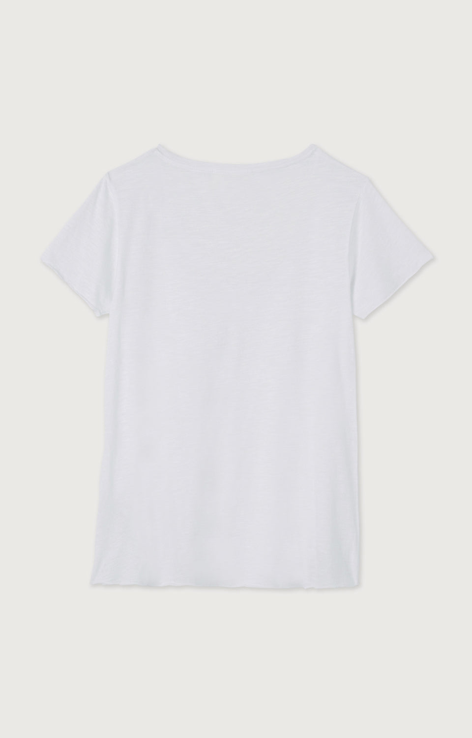 Women White Cotton T-Shirt