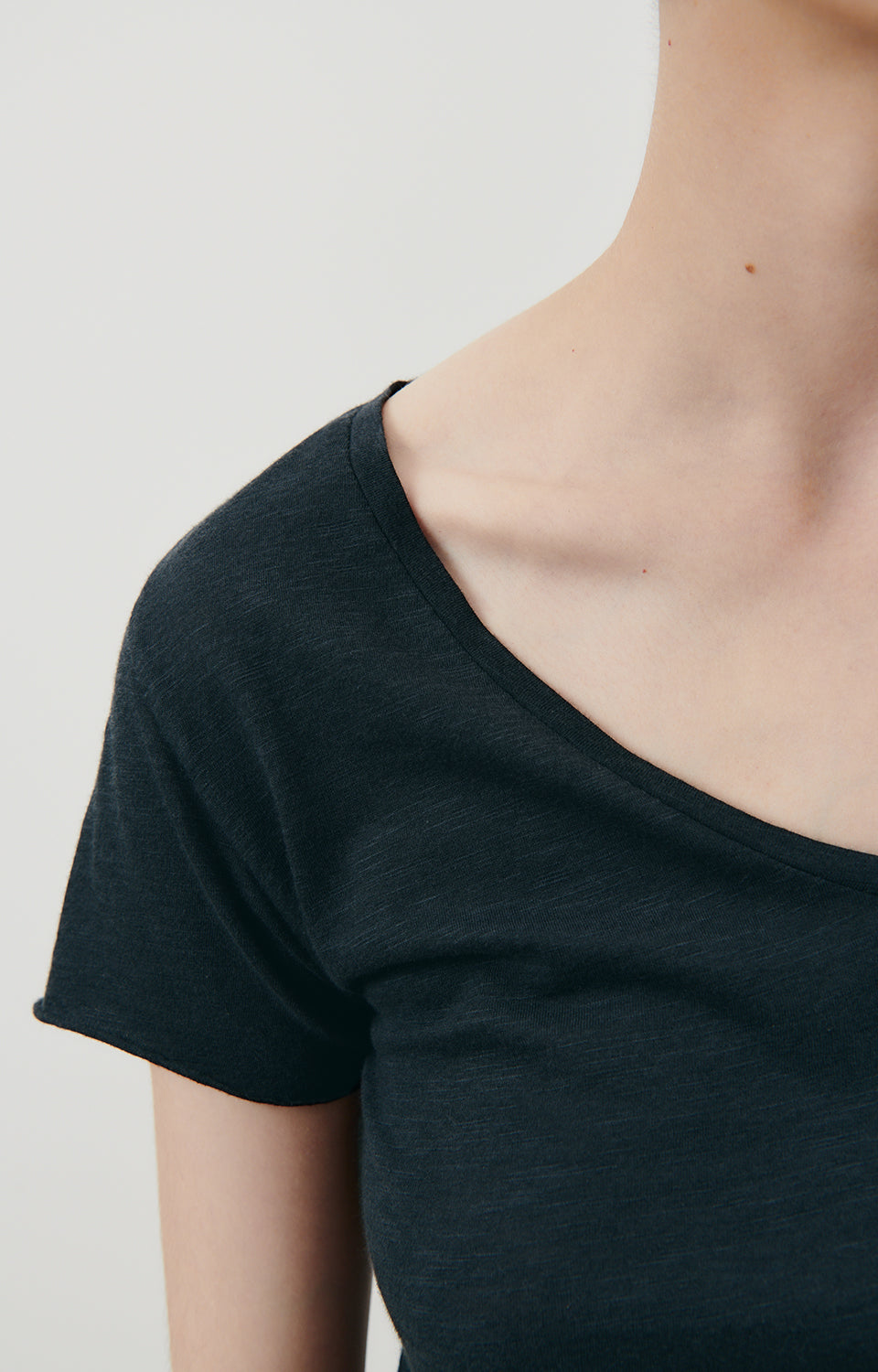 Women Navy Cotton T-Shirt