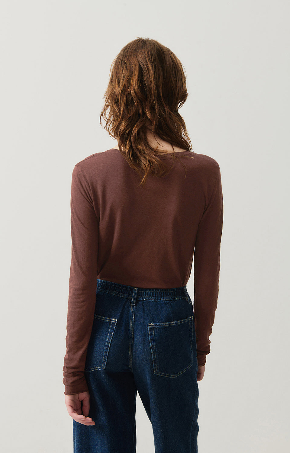 Women Brown Cotton T-Shirt