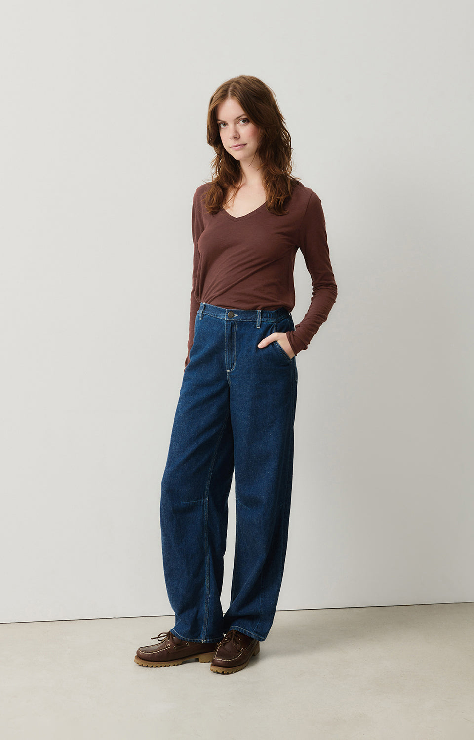 Women Brown Cotton T-Shirt