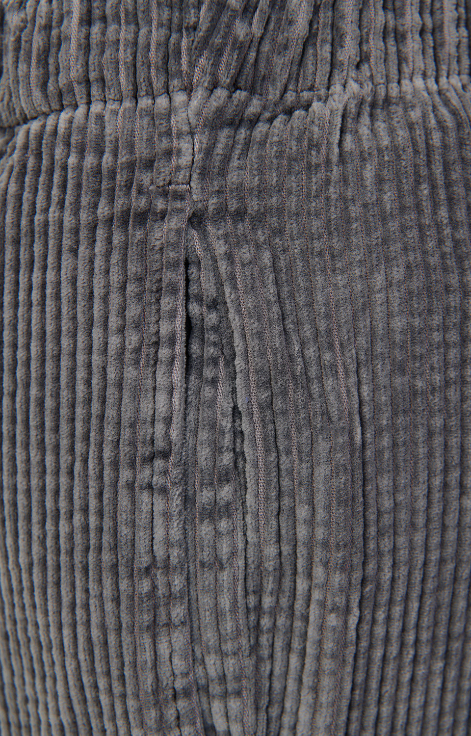 Women Dark Grey Corduroy Trousers