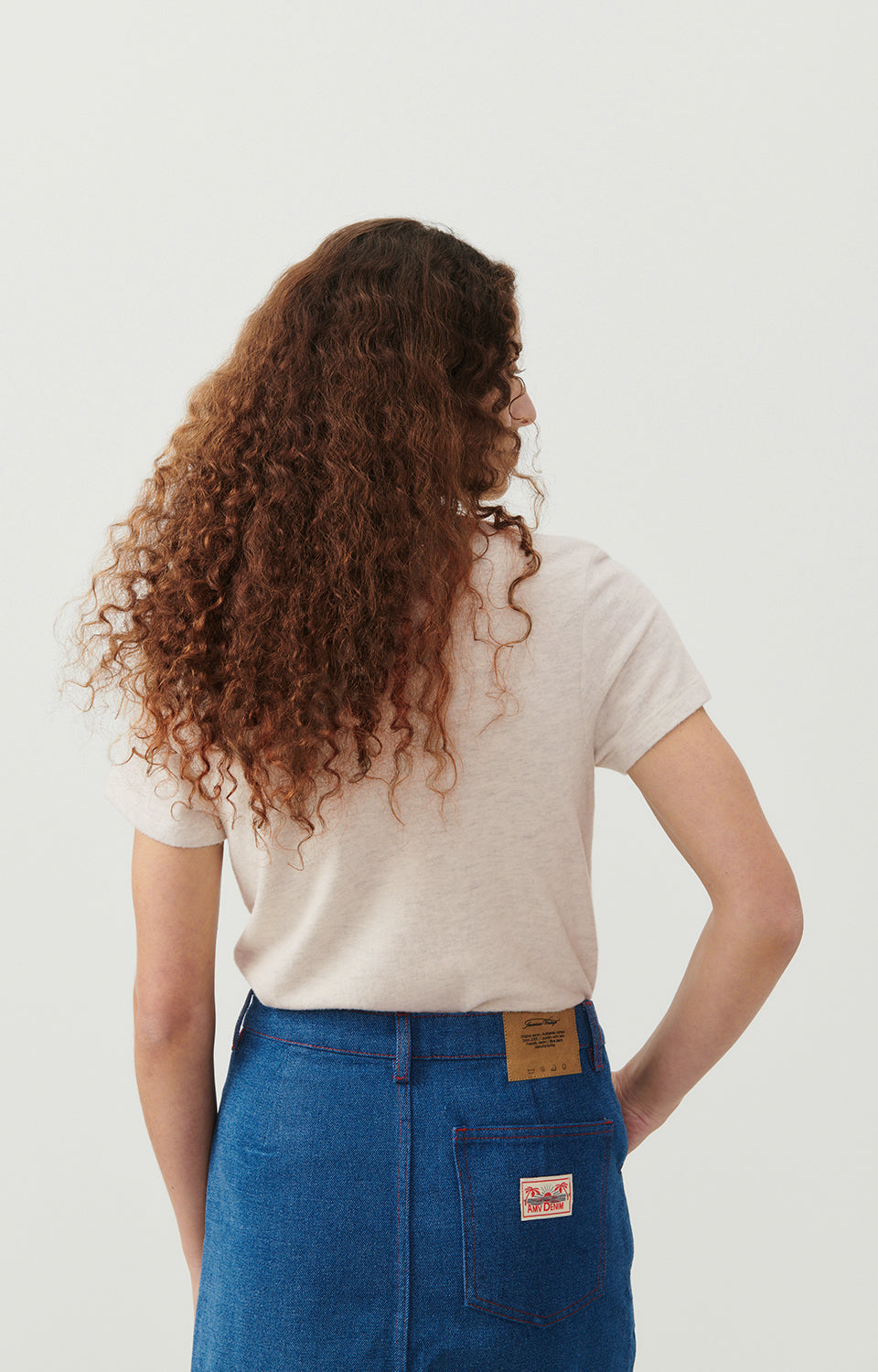 Women Beige Cotton T-Shirt
