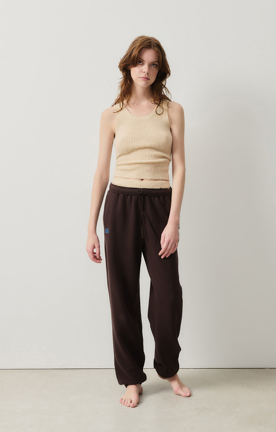 Women Beige Knit Vest