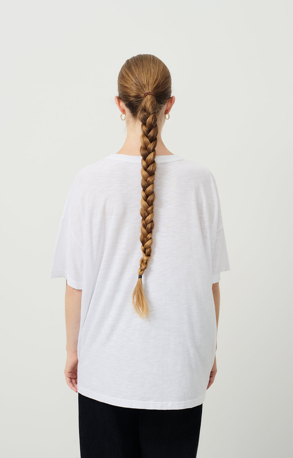 Women White Cotton T-Shirt