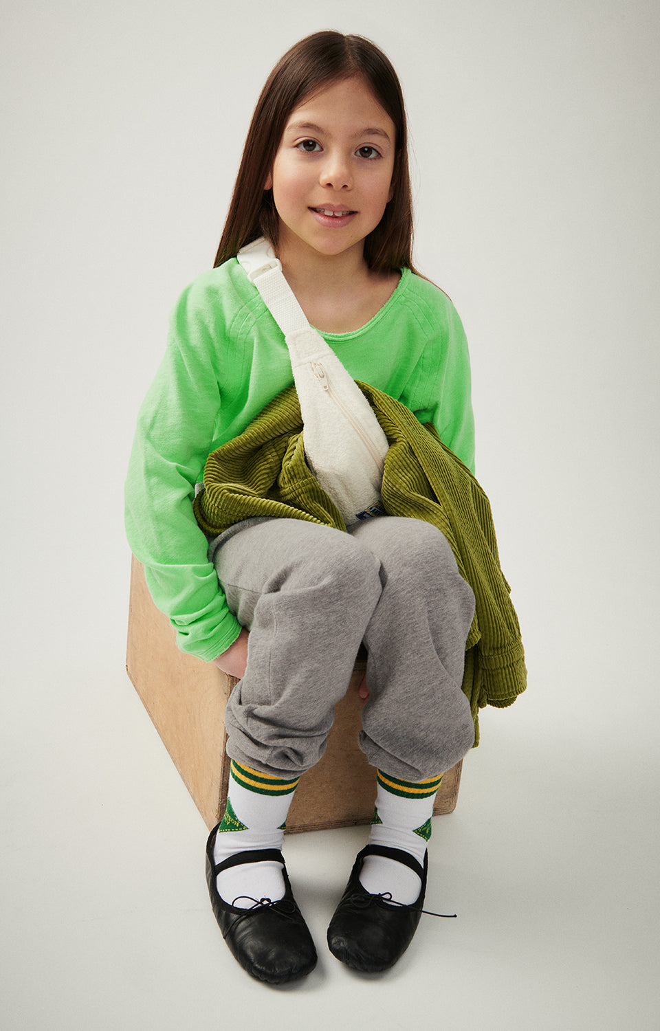 Boys & Girls White Belt Bag