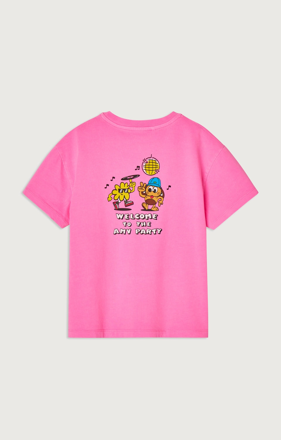 Boys & Girls Pink Cotton T-Shirt