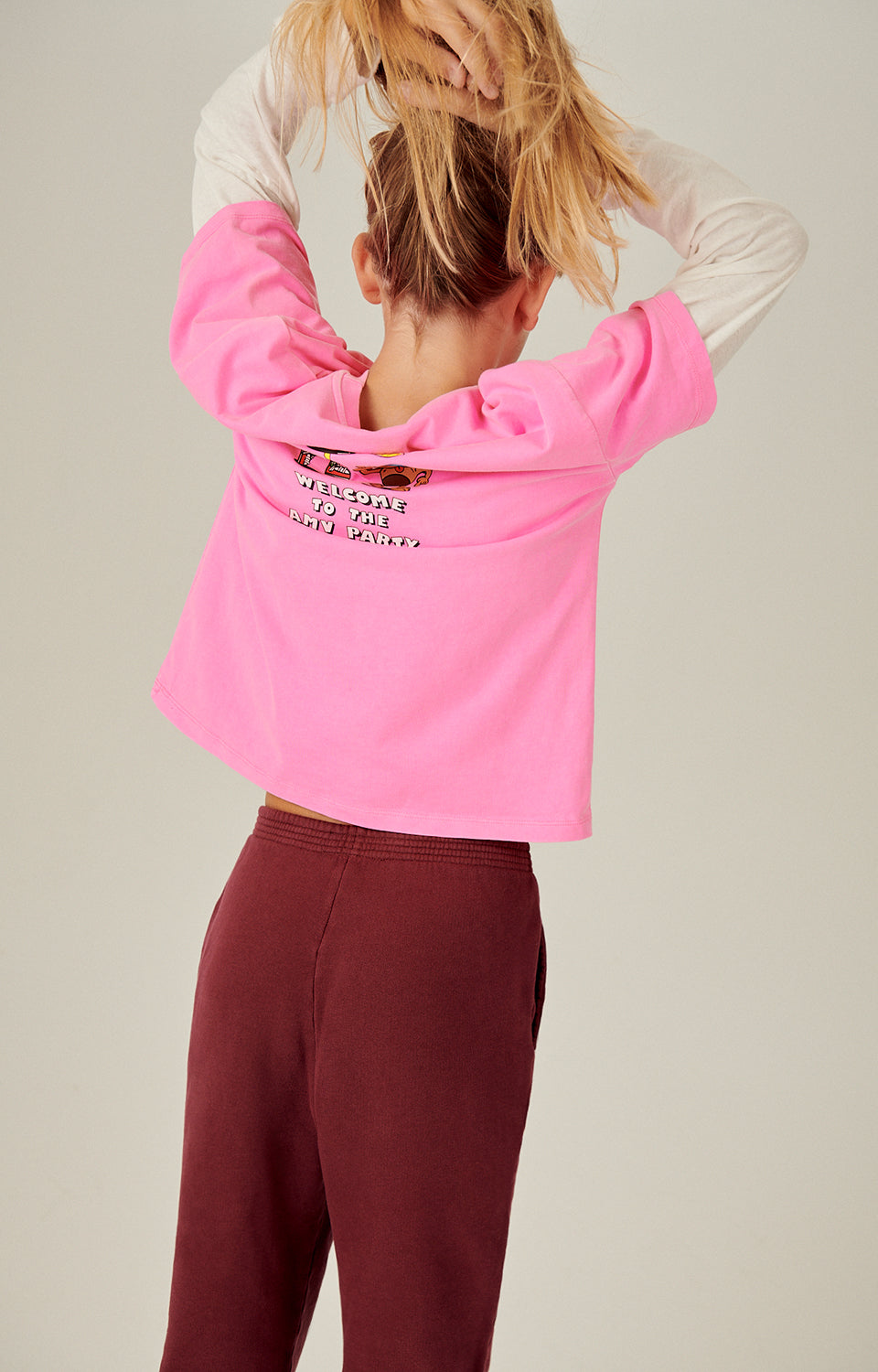 Boys & Girls Pink Cotton T-Shirt