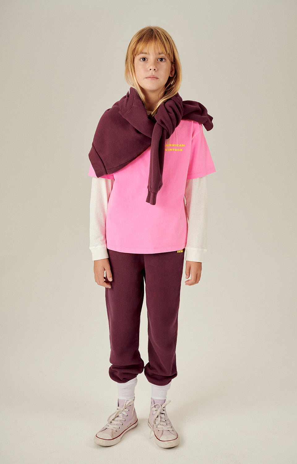 Boys & Girls Pink Cotton T-Shirt