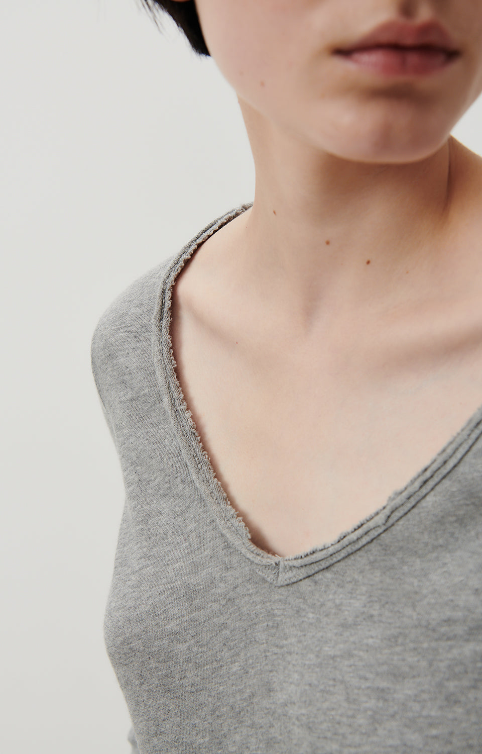 Women Grey Cotton T-Shirt