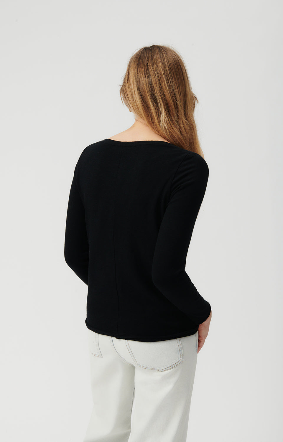 Women Black Cotton T-Shirt