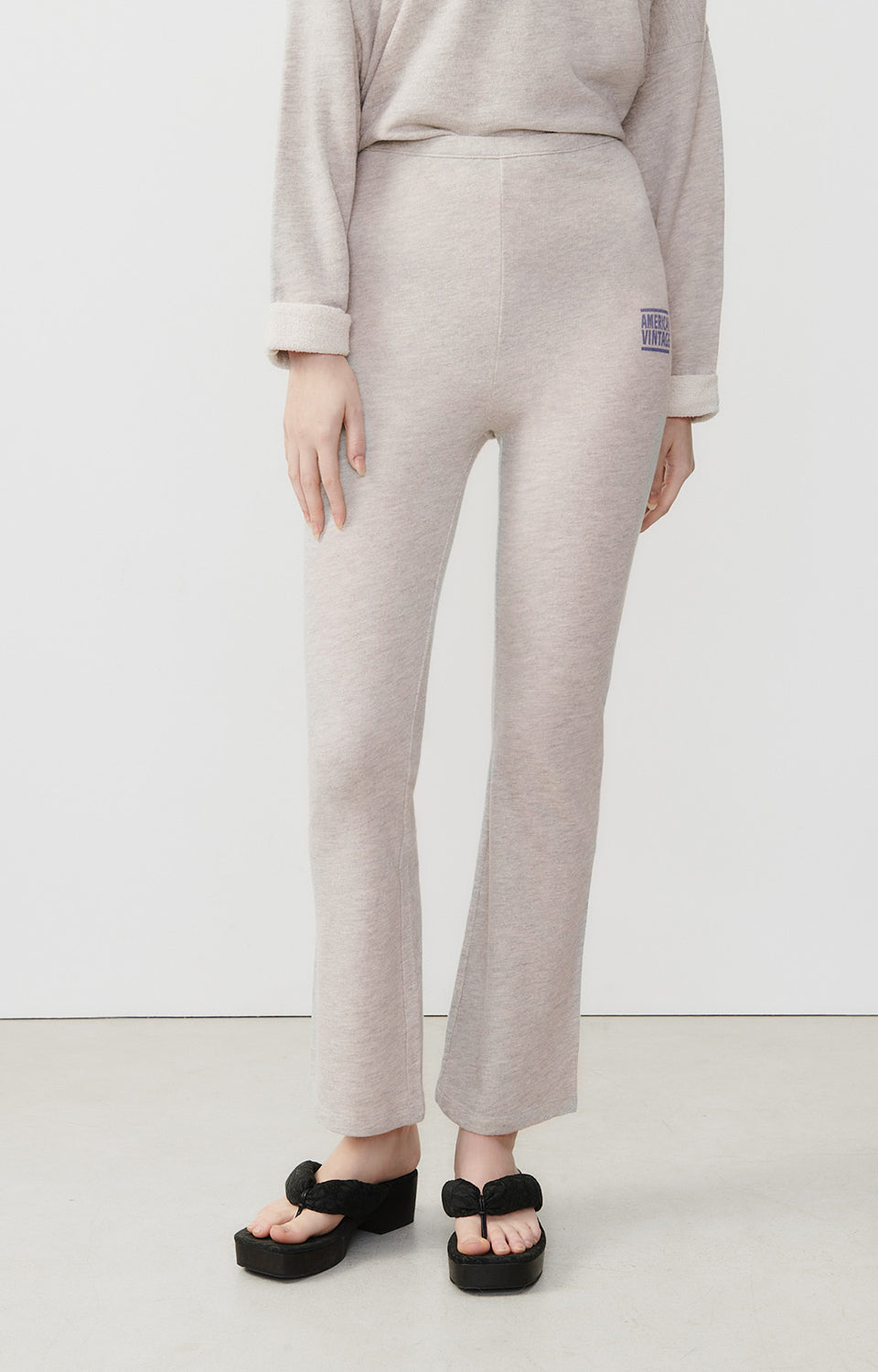 Women Grey Cotton Trousers