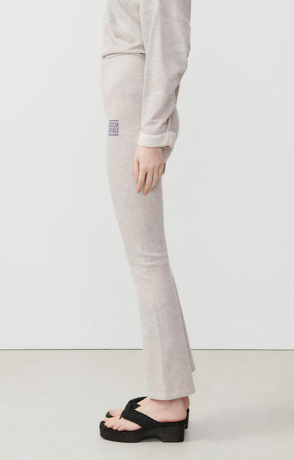 Women Grey Cotton Trousers