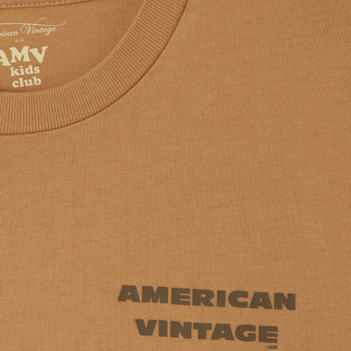 Boys & Girls Dark Yellow Cotton Long Sleeves T-Shirt