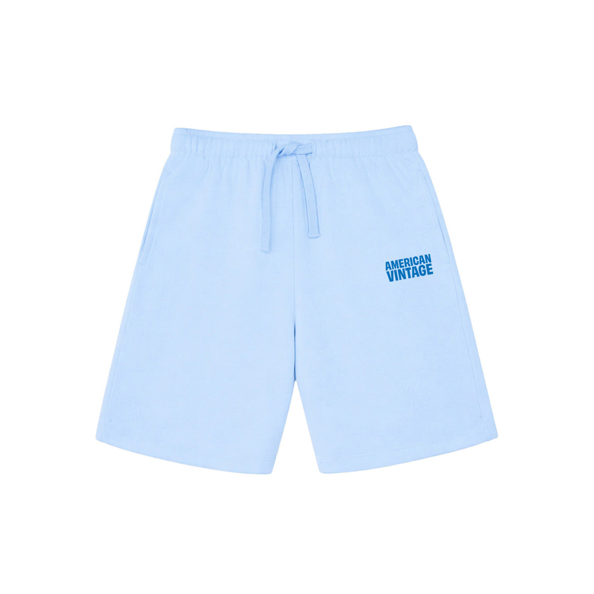 Boys & Girls Light Blue Cotton Shorts
