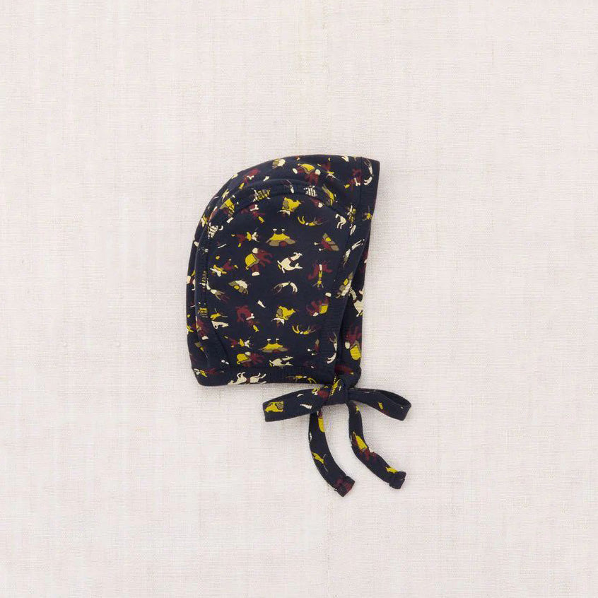 Baby Boys & Girls Navy Printed Cotton Hat