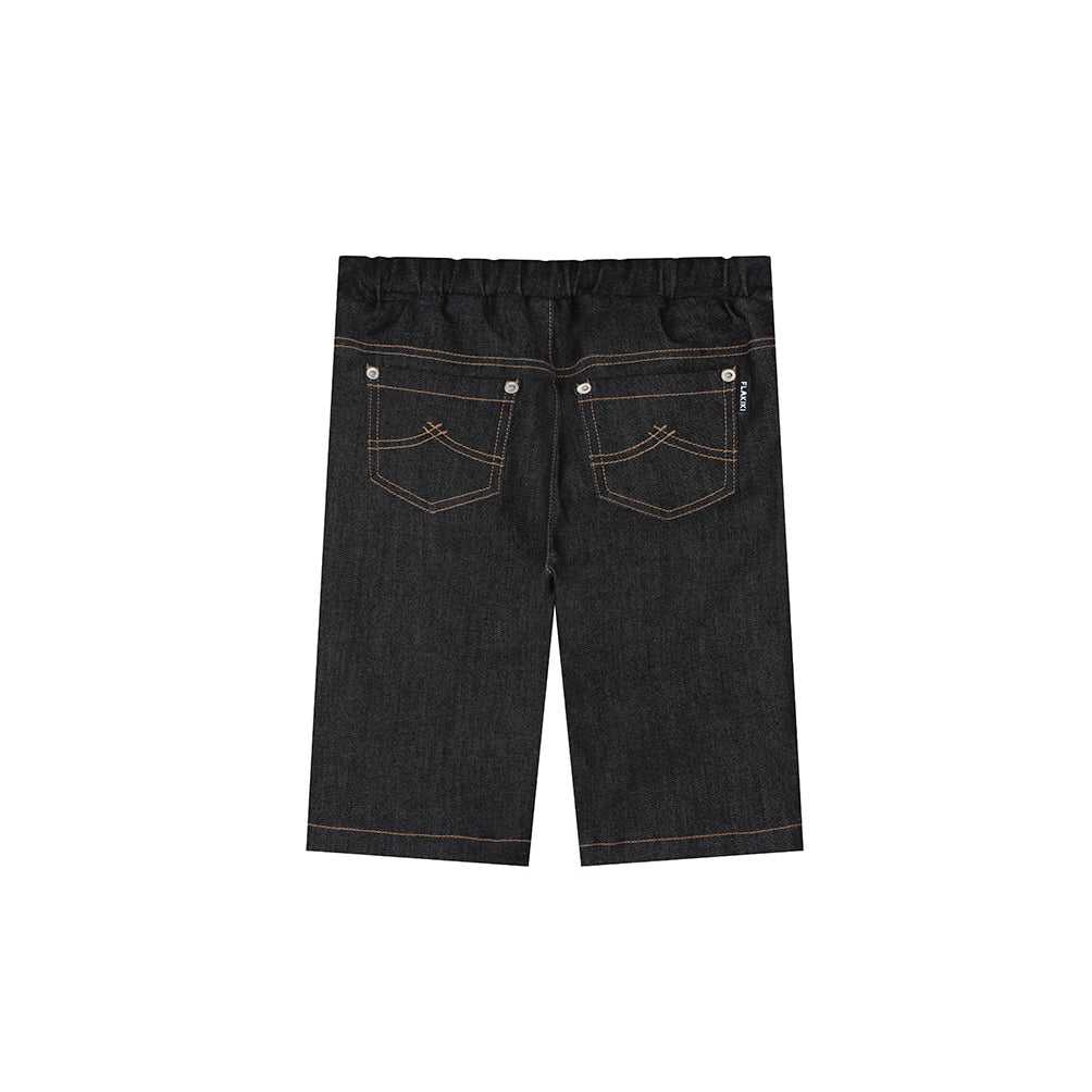 Boys & Girls Black Denim Shorts