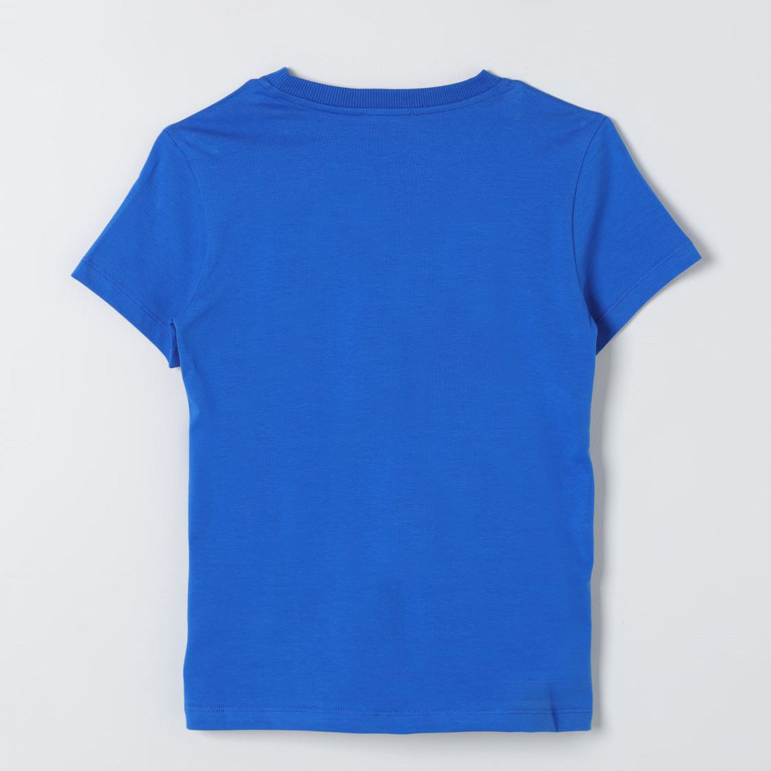 Boys & Girls Blue Logo Cotton T-Shirt