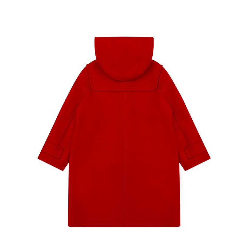 Boys & Girls Red Wool Coat