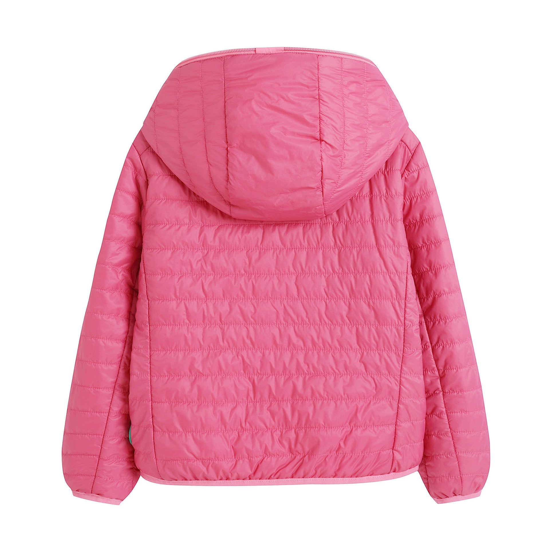 Boys & Girls Pink Hooded Reversible Padded Jacket