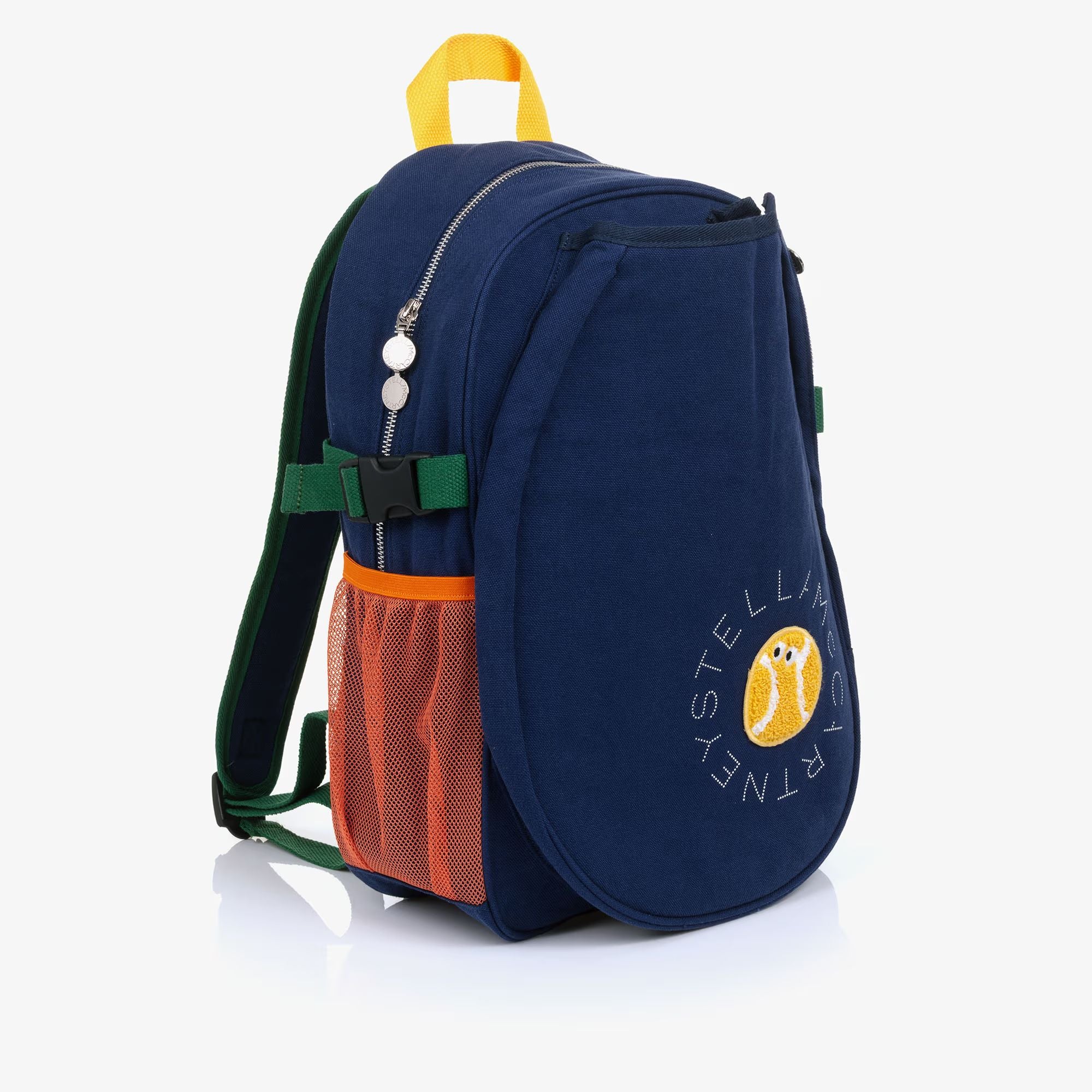 Boys & Girls Blue Tennis Ball Motif Backpack(H41 x W27 x D11 cm)