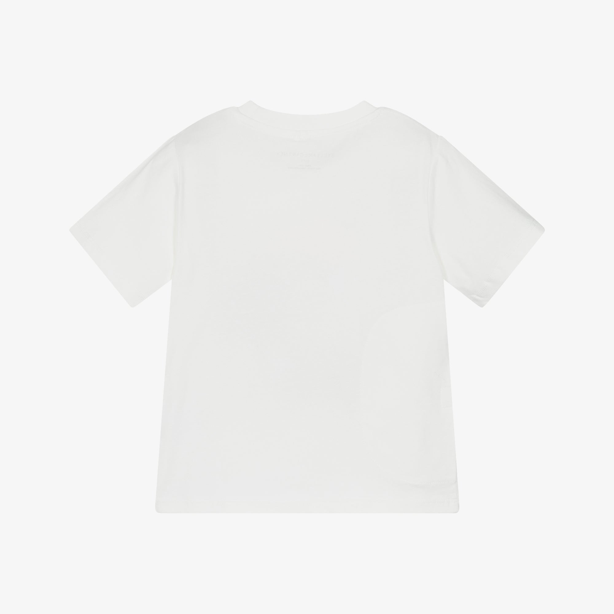 Girls White Hotel Printed Cotton T-Shirt