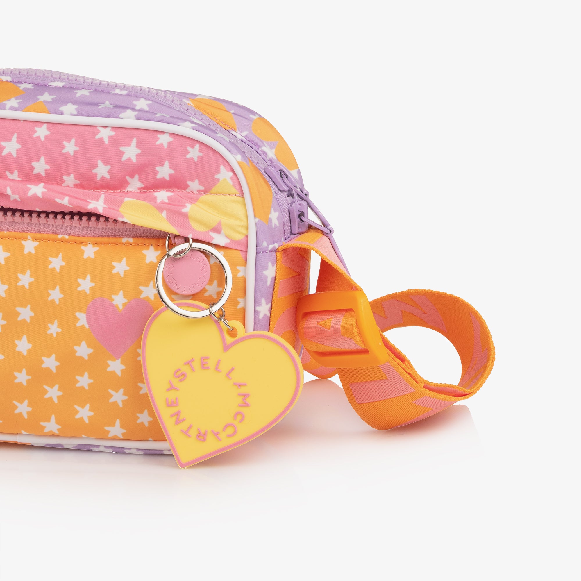 Girls Multicolor Stars Crossbody Bag (19cm)
