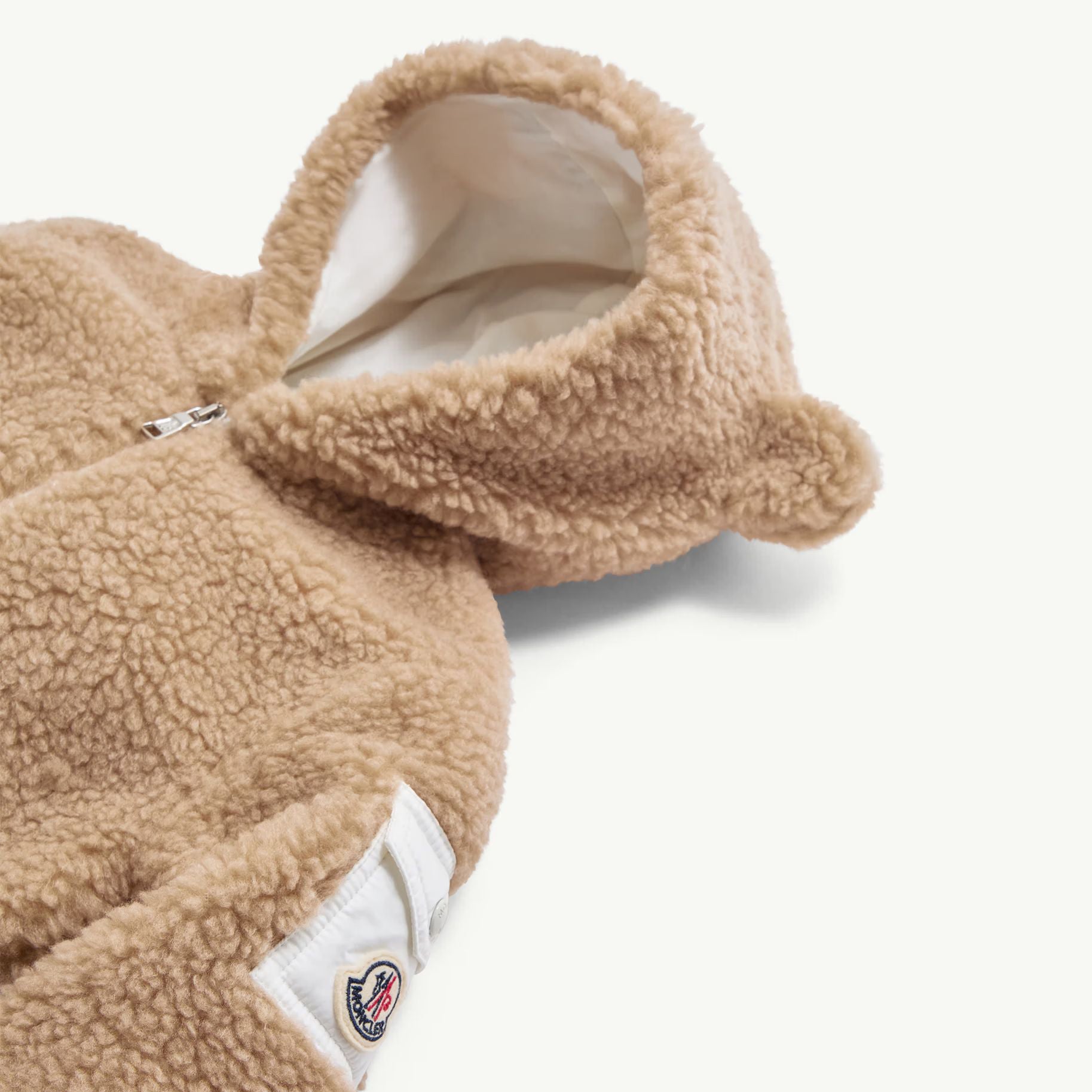 Baby Boys & Girls Brown Fleece Babysuit