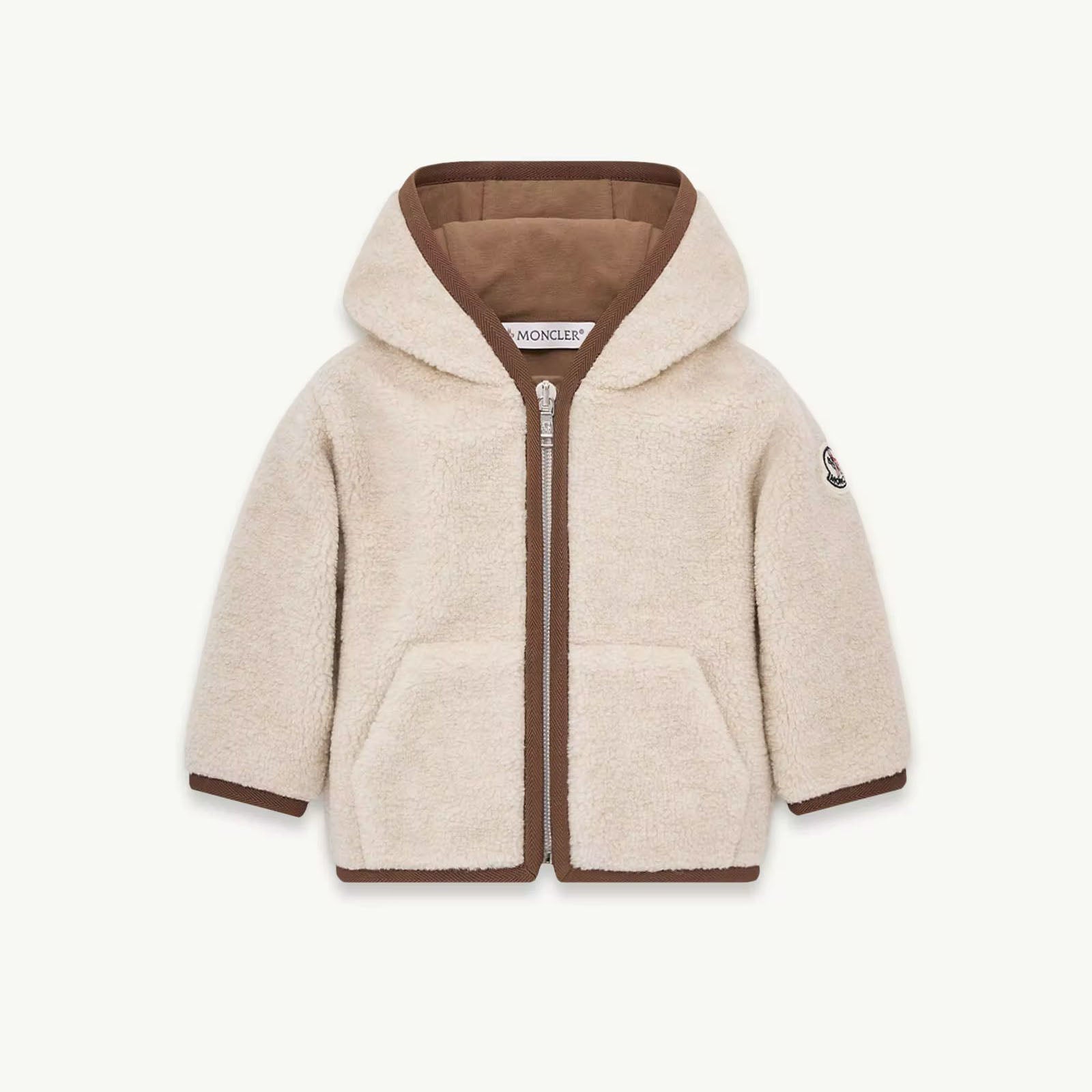Blouson polaire beige clair pour bébé garçon