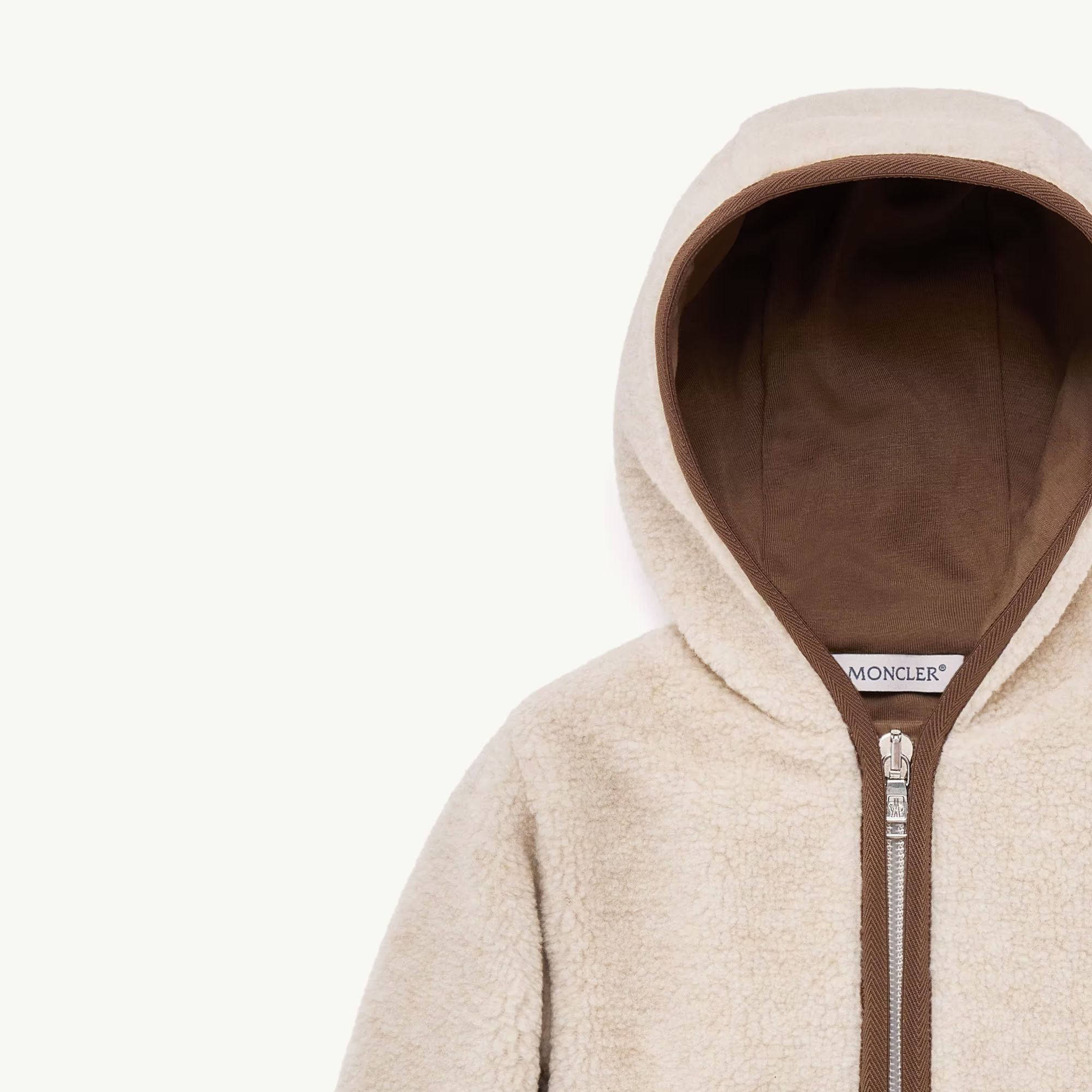 Blouson polaire beige clair pour bébé garçon