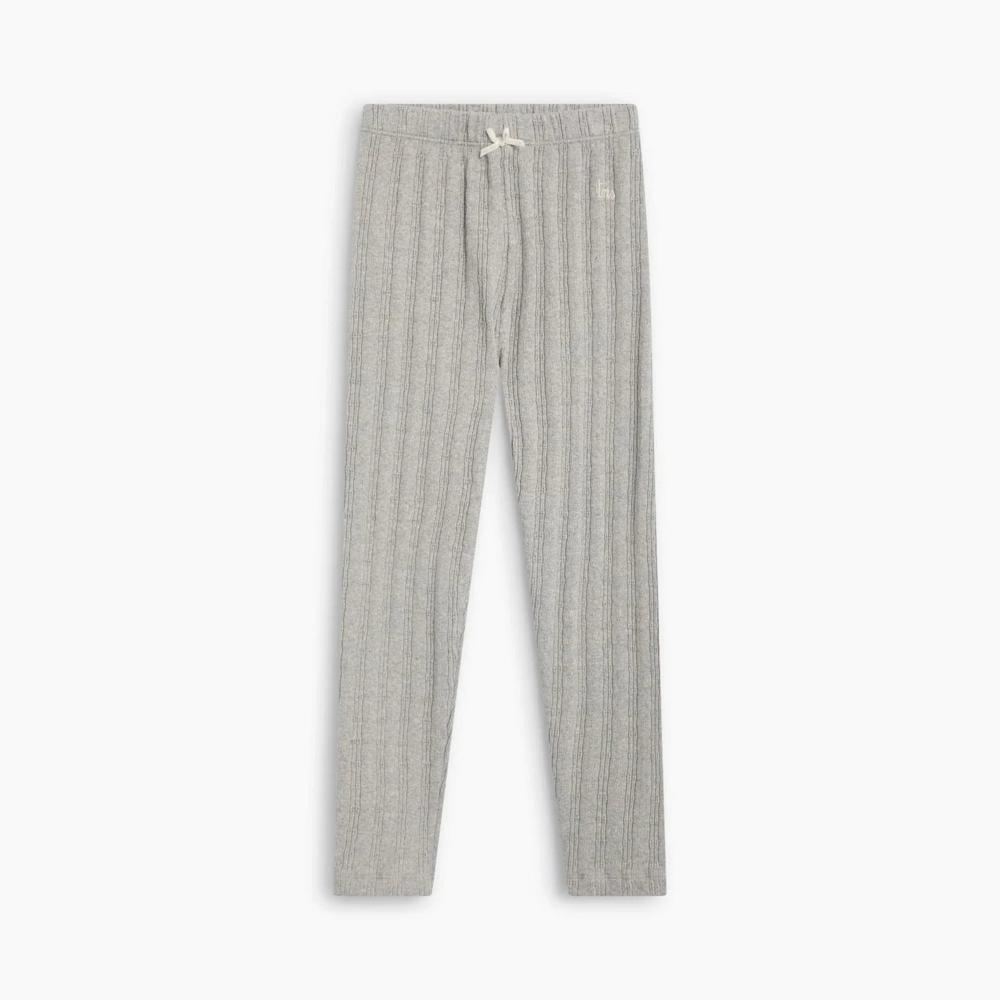 Girls Grey Cotton Leggings