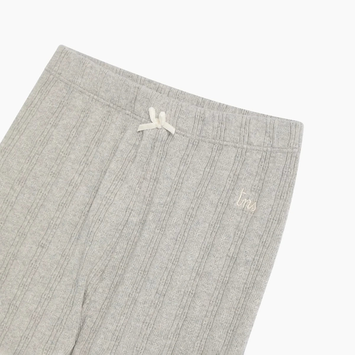 Girls Grey Cotton Leggings