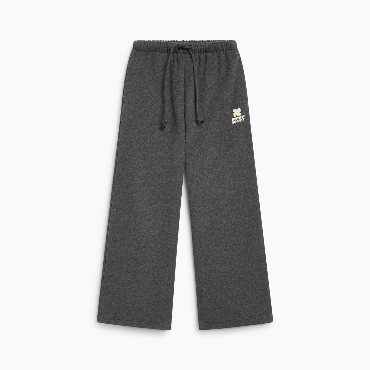 Girls Dark Grey Cotton Trousers